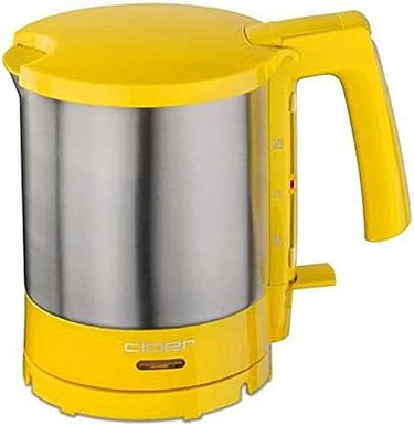 Cloer 4717-2 Wasserkocher, 2000 W, Trockengeh- und Überhitzungsschutz, innen liegende Füllmengenmarkierung, Gelb, Edelstahl, 1.5 liters im Sale